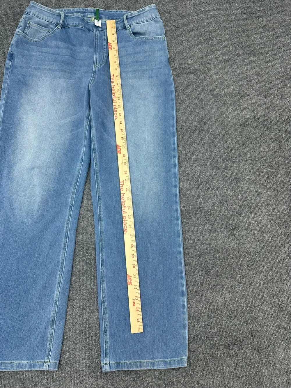 HALARA Light Blue Straight Leg Jeans for Women